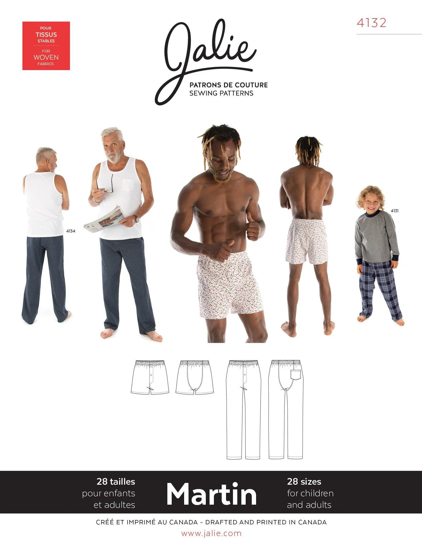 4132 // MARTIN Lounge pants and boxer shorts
