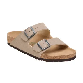 Arizona Vegan Synthetic Soft Birki Desert Dust Grey Taupe/Espresso Sole