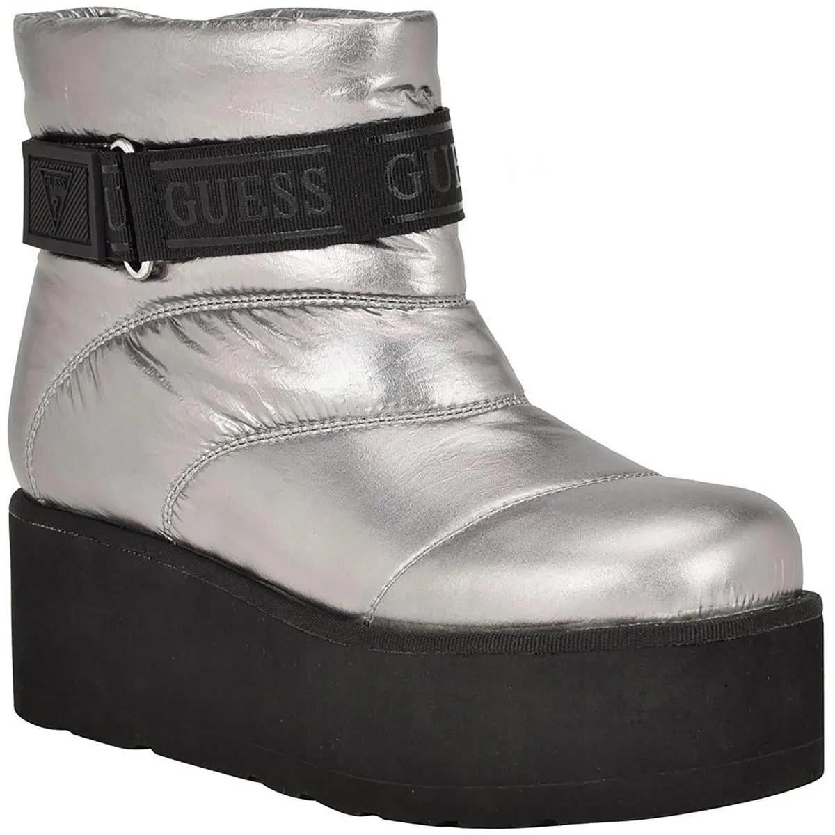 Guess Womens Jilona 2 Faux Leather Trim Adjut Winter & Snow Boots