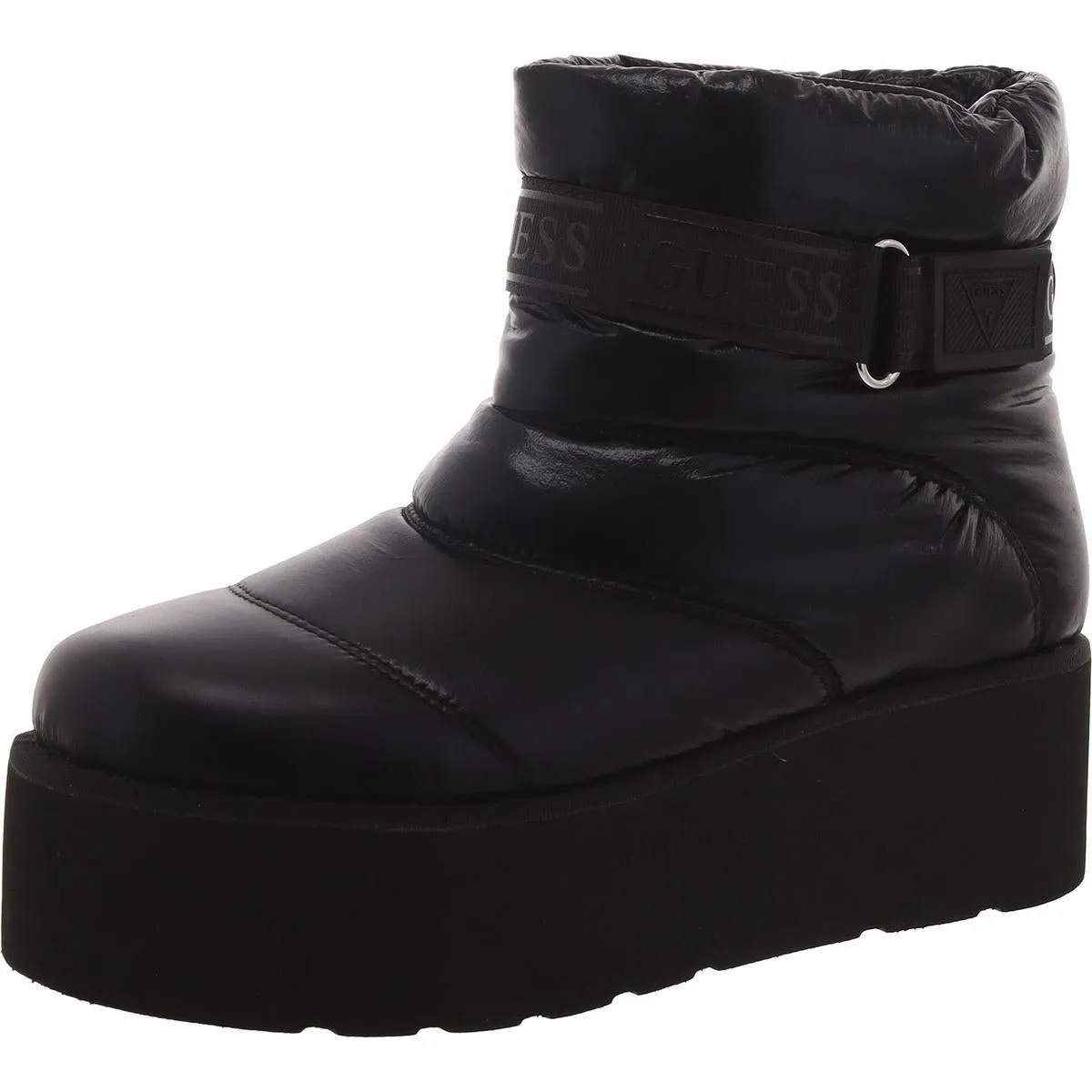 Guess Womens Jilona 2 Faux Leather Trim Adjut Winter & Snow Boots