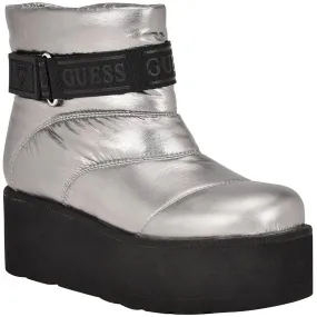 Guess Womens Jilona 2 Faux Leather Trim Adjut Winter & Snow Boots