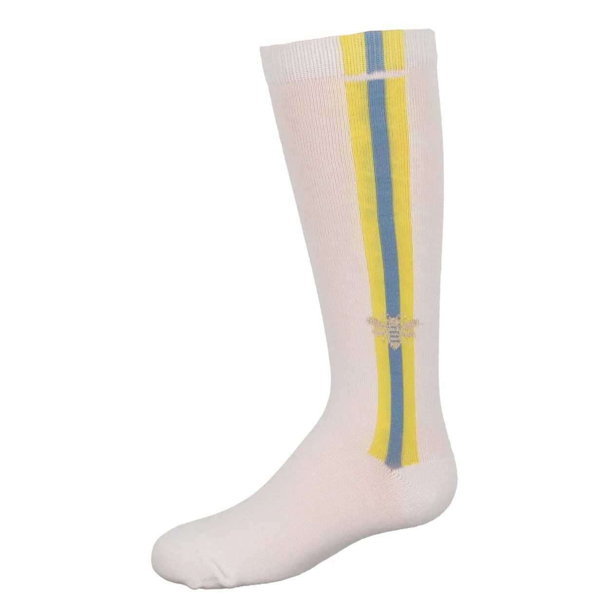 Jrp Girls Honeybee Knee Socks White/Yellow/Blue