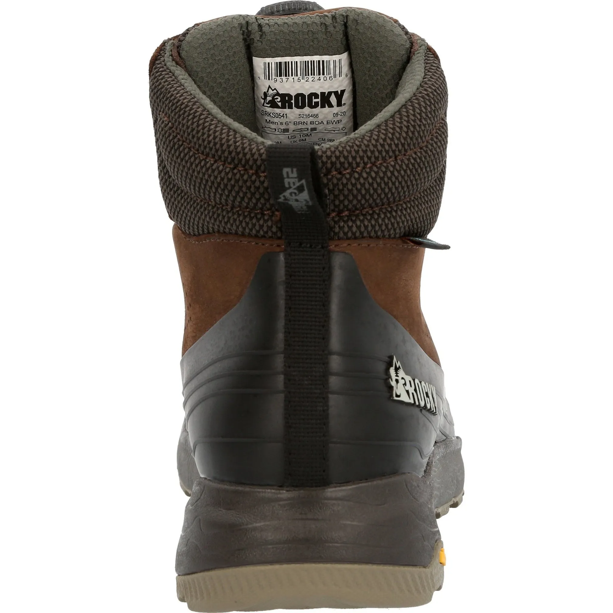 Brown Rocky Mens Summit Elite Event 6 WP Lightweight BOA Hiking Boot (RKS0541)