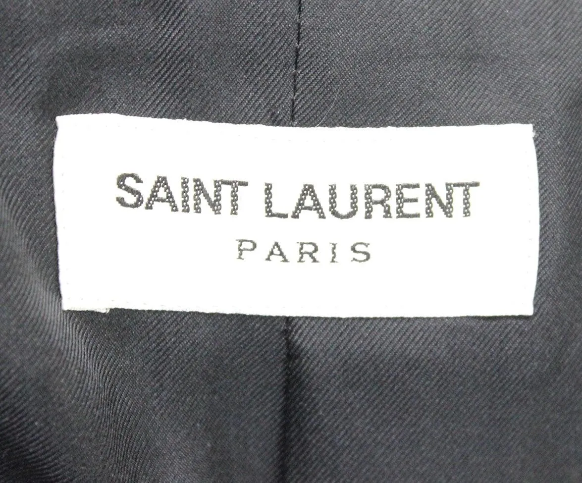 Saint Laurent Black Wool Blazer sz 2