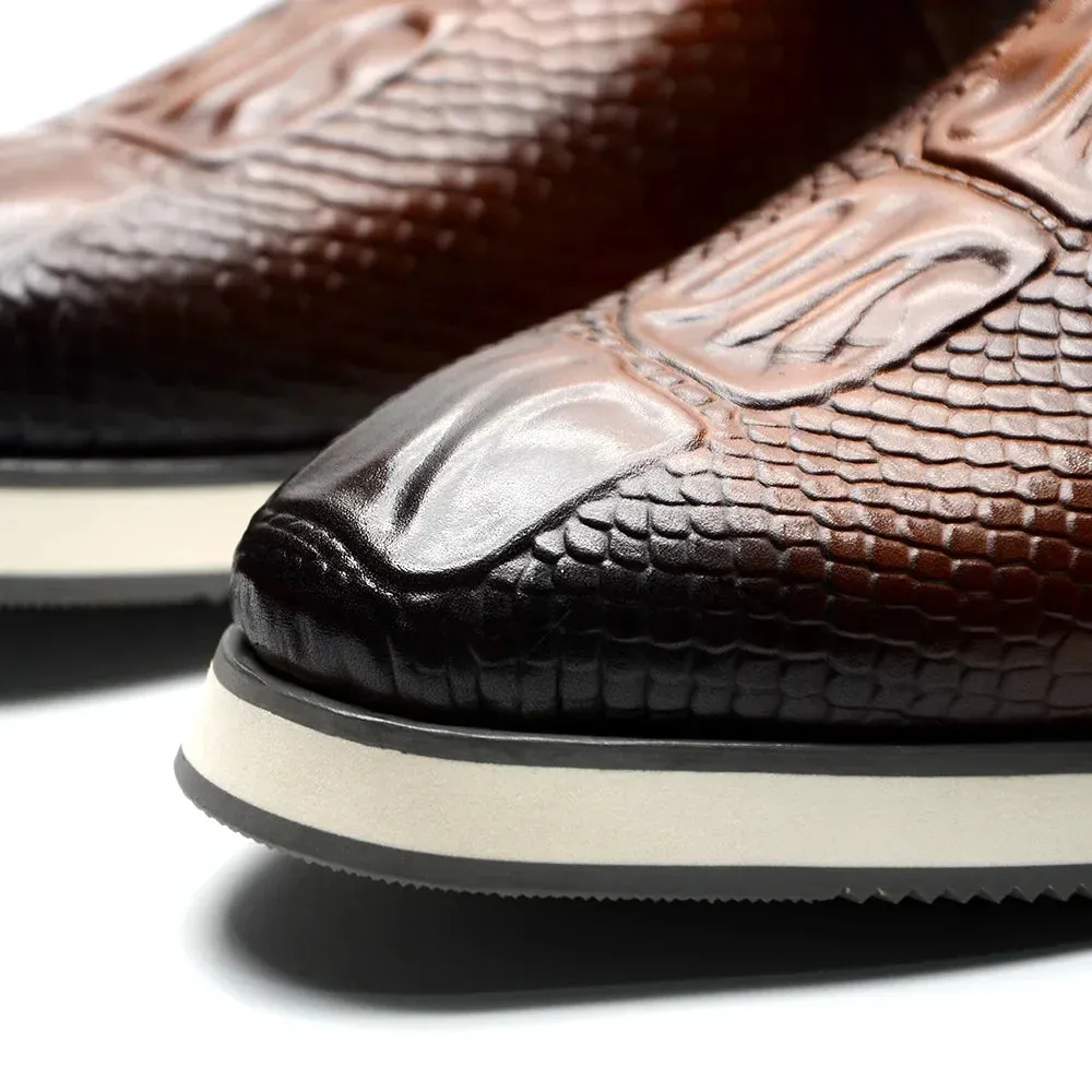 Strap Shoe Kore Embossed Skywalk TNV - No. 8