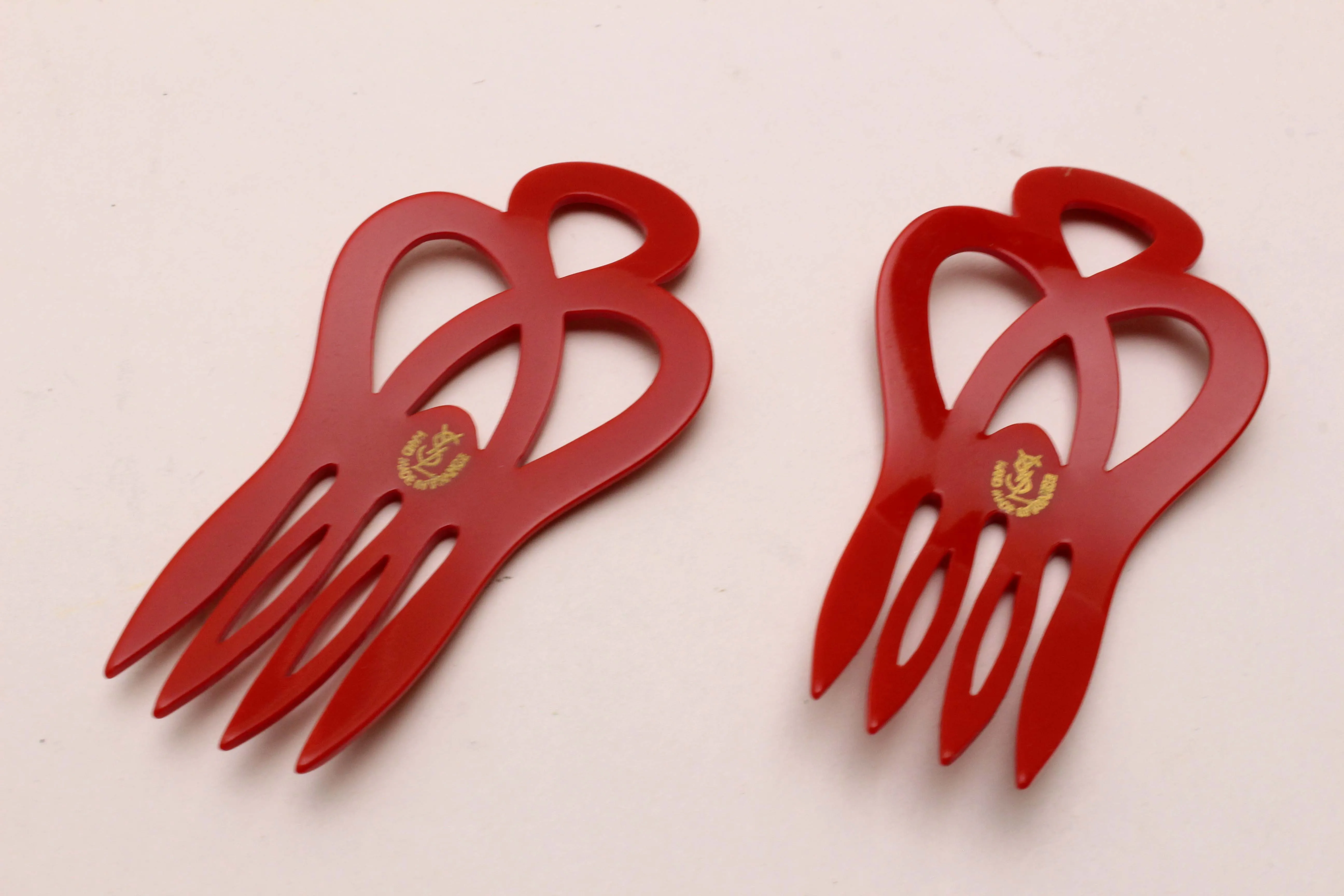 Yves Saint Laurent hair combs