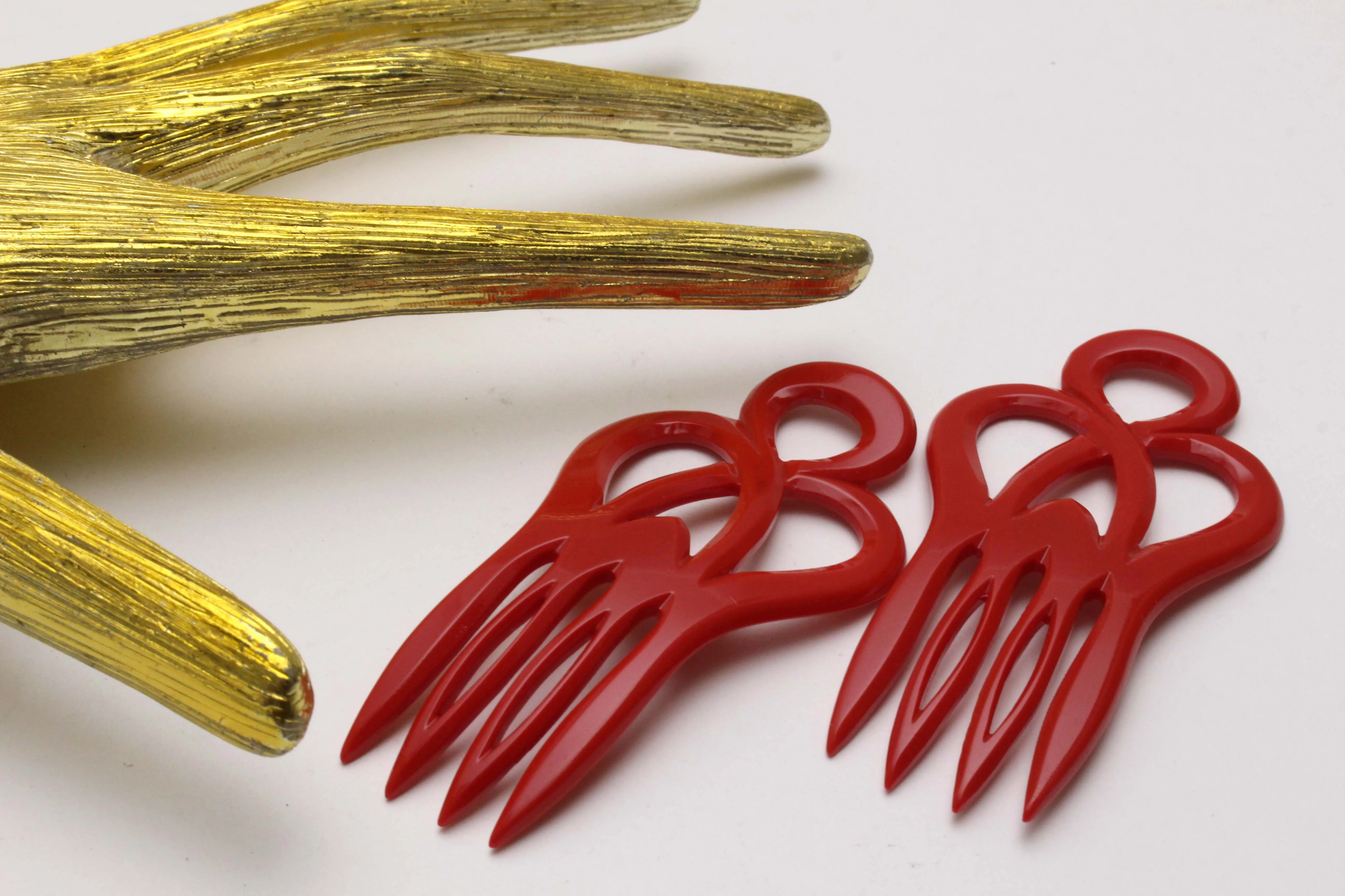 Yves Saint Laurent hair combs