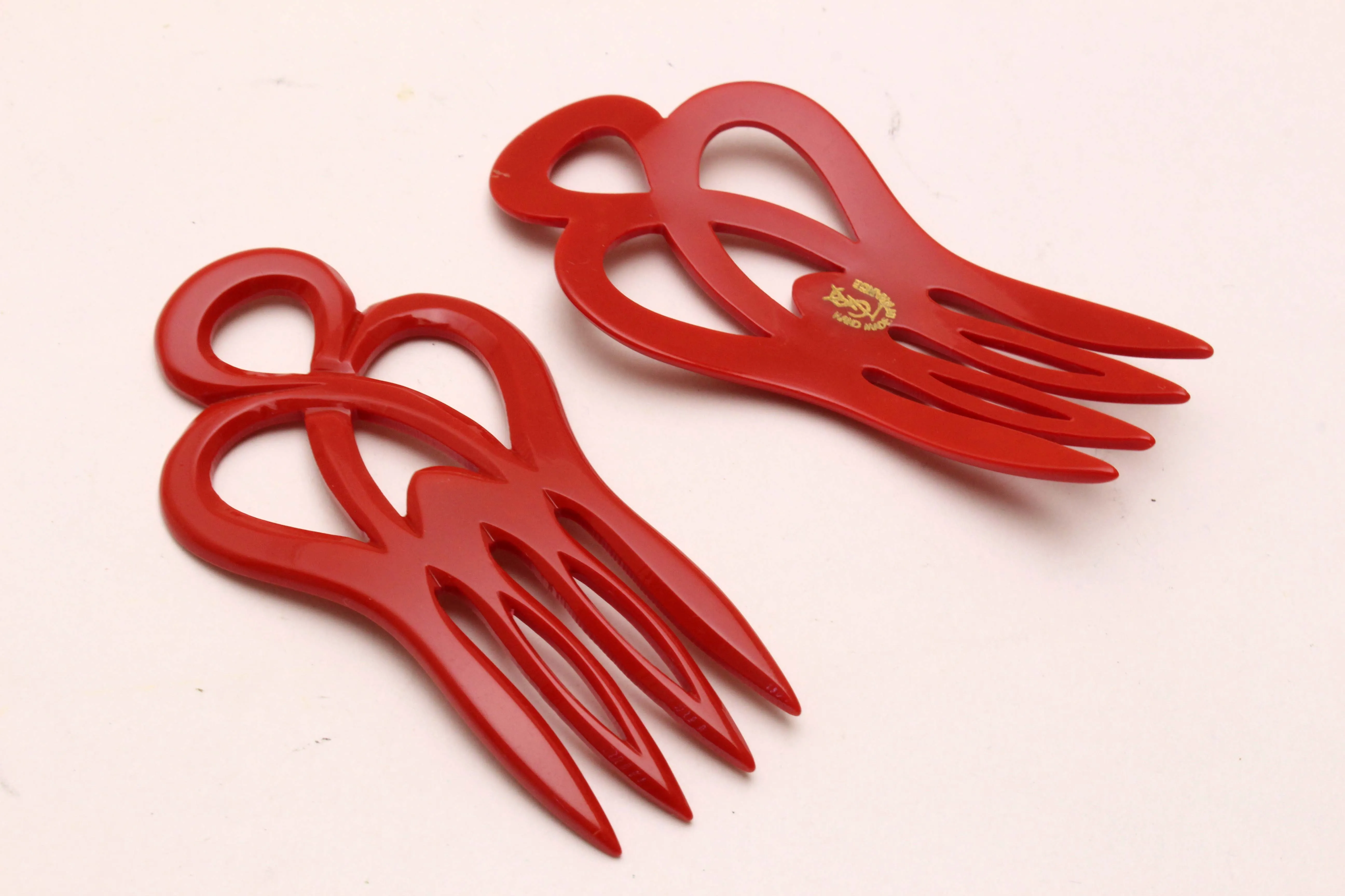 Yves Saint Laurent hair combs