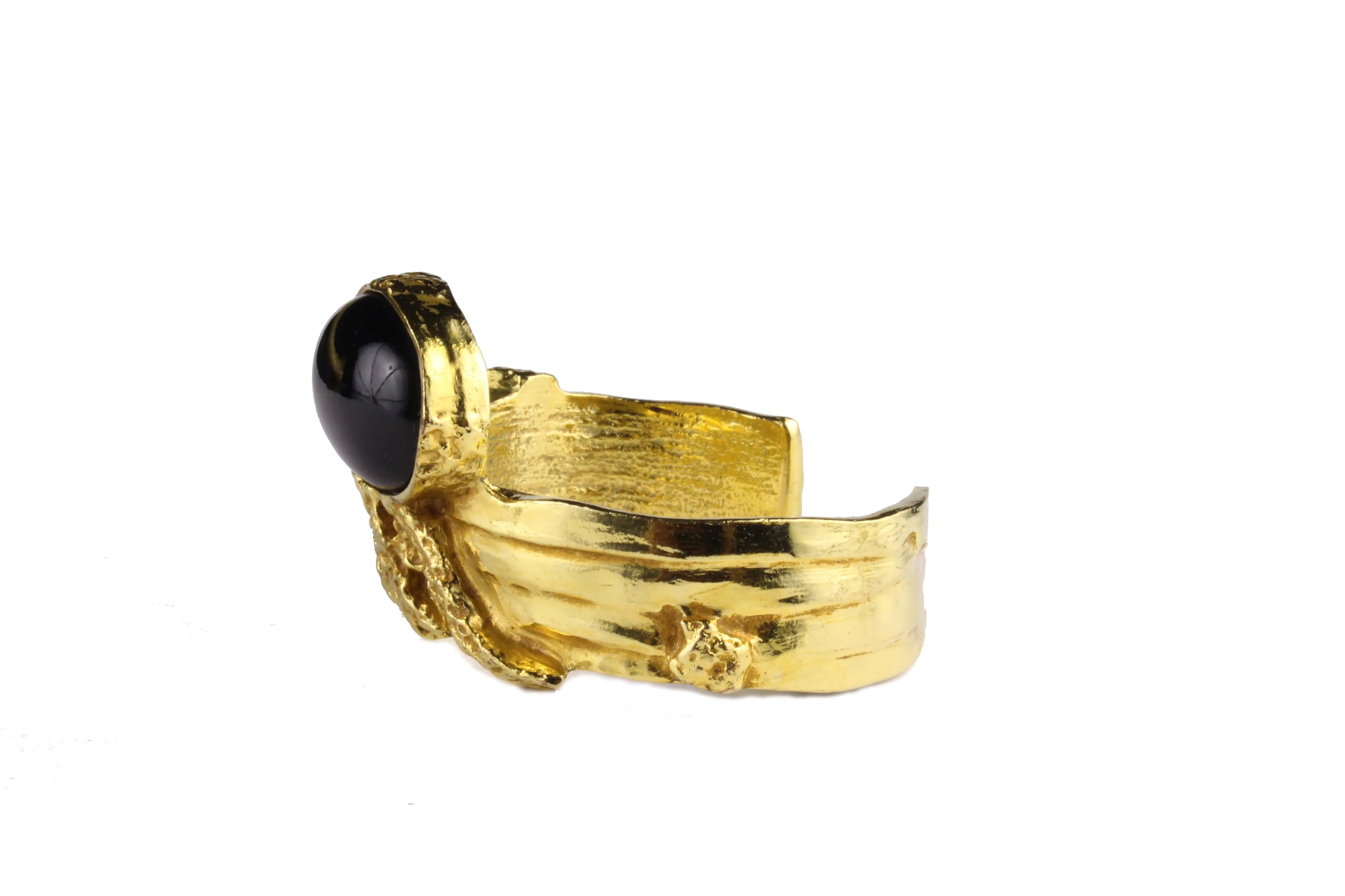 YVES SAINT LAURENT Rive Gauche Arty cuff bracelet
